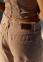 Calça Baggy Overlap Rosê