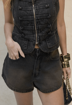 Short Mini Lune Black
