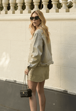Jaqueta Cropped Legacy Bege Claro