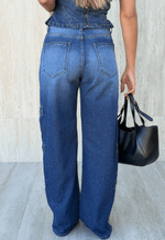 Calça Baggy Abertura Harbor Médio