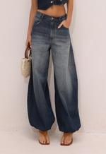 Calça Aladim Cloud Dirty Wash Escura