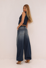 Calça Aladim Cloud Dirty Wash Escura