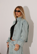 Camisa Gola Alta Voyager Dirty Wash