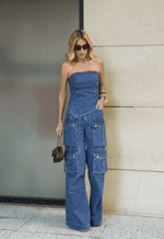 Calça Cargo Utility Médio Nebulizado