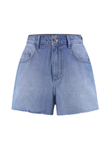 Short Mom Barra a Fio Claro