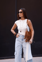 Blusa Transpassada Flow Off White
