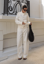 Calça Barrel Clair Off White