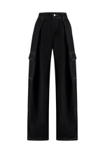 Calça Pantalona Amalfi Brown Wash