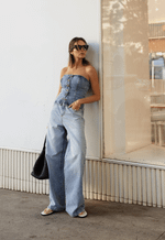 Calça Baggy Bastille Positano Médio Marmorizado