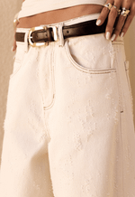Calça Baggy Bastille Positano Natural