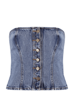 Top Corset Positano Médio Marmorizado