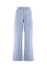 Calça Super Wide Leg Jardin Claro