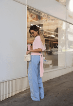 Calça Super Wide Leg Jardin Claro