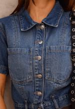 Blusa Cropped Flight Dirty Escuro