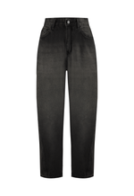 Calça Balloon Dirty Wash Black