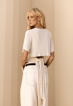 Blusa Amarração Toscana Off White