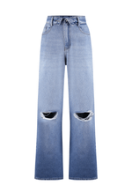 Calça Baggy Overlap Destroyed Médio