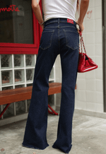 Calça Flare Comfort Escura