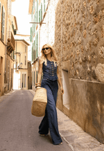 Calça Pantalona Chiara Dirty Escuro