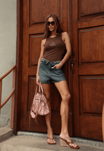 Short Baggy Overlap Dirty Wash Escuro