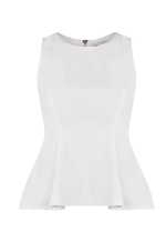 Blusa Peplum Serena Off White