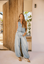 Calça Aladim Cloud Claro Vintage