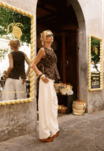 Blusa Peplum Serena Poá
