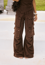 Calça Cargo Utility Cacao