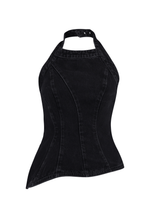 Top Evasê Silhuette Black