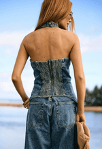 Top Evasê Silhuette Dirty Wash