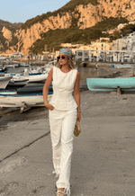 Blusa Peplum Évora Off White