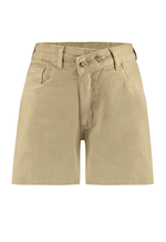 Short Mom Twist Bege Claro