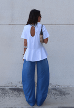 Calça Balloon Curved Alma Claro