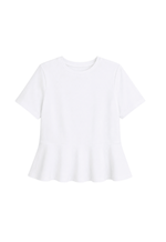 Blusa Peplum Alma Branco
