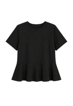 Blusa Peplum Alma Preto