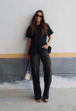 Blusa Peplum Alma Preto