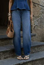 Calça Balloon Dolce Vita Dirty Wash Escuro