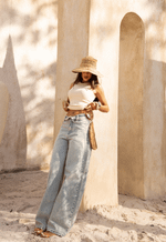 Calça Baggy Overlap Claro Vintage