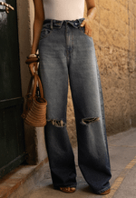 Calça Baggy Overlap Dirty Wash