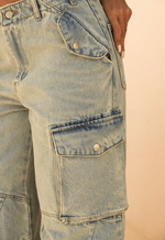 Calça Cargo Isla Claro Vintage