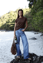 Calça Extra Wide Leg Pier Médio