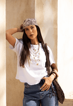 T-shirt Bordada Brezza Branco