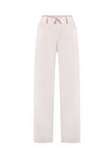 Calça Baggy Overlap Rosa Suave