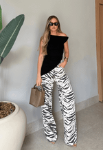 Calça New Baggy Zebra