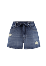 Short Baggy Overlap Escuro Destroyed