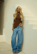 Calça Balloon Curved Alma Claro