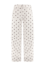 Calça Balloon Serena Poá Off White