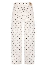 Calça Balloon Serena Poá Off White