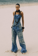 Calça Cargo Utility Dust Blue