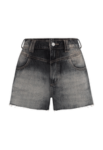 Short Baggy Louvre Dark Stone Wash
